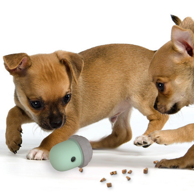 Interactive Rolling Treat Dispenser Dog Toy