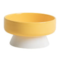 Modern Raised Pet Food Bowl for Cats & Small Dogs