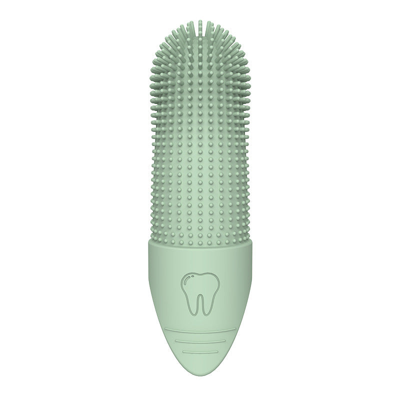 Soft Silicone Finger Toothbrush for Dogs & Cats