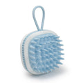 Handheld Silicone Pet Bath & Massage Brush with Grip Strap