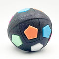 Interactive Soccer Ball Dog Toy with Easy-Grip Handle